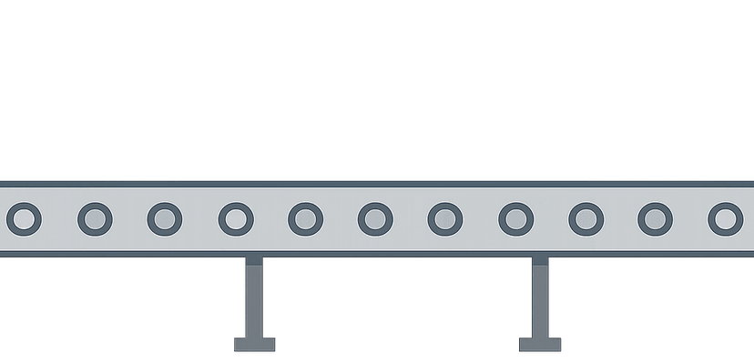 Cold lead conveyor system